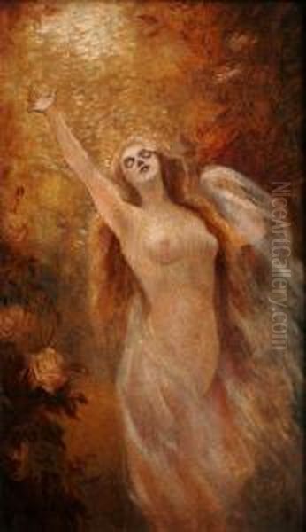 Fairy Oil Painting by Emanuel Rom