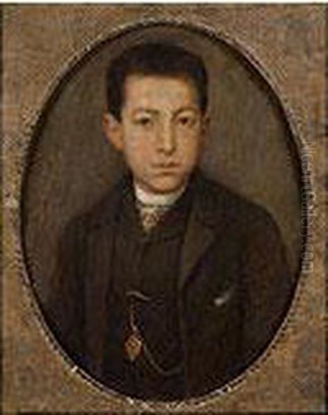 Ni o Oil Painting by Jose Maria Romero Lopez