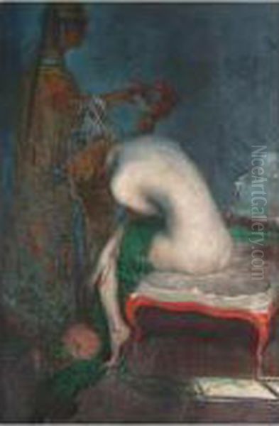 The Boudoir Oil Painting by Ernest Rosen