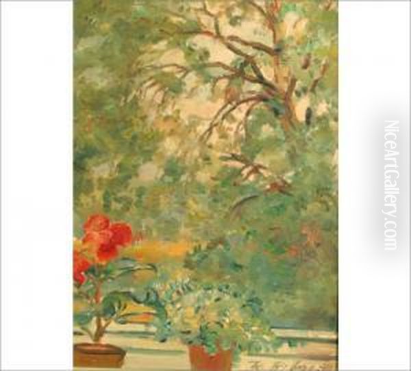 Untitled Oil Painting by William Rosenberg