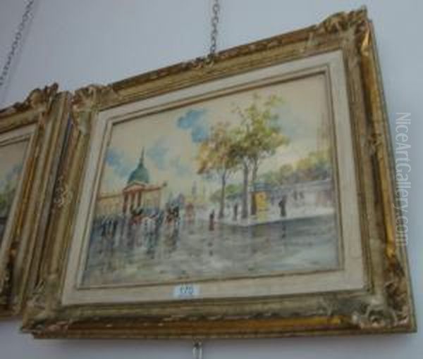 Parigi Oil Painting by A. Rossi