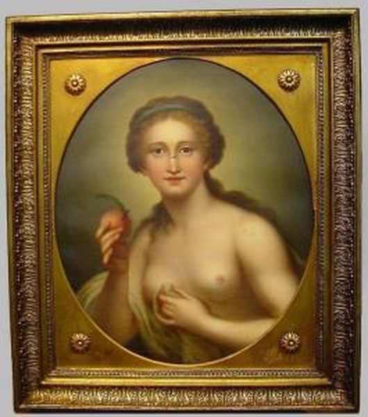 Eve Oil Painting by Carl Rothe