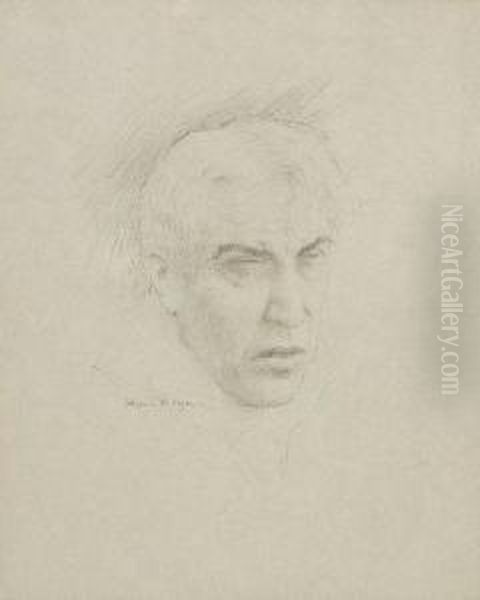 Lucien Guitry Oil Painting by Henri Royer