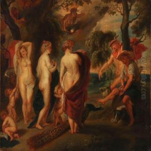 The Judgment Of Paris Oil Painting by (studio of) Rubens, Peter Paul