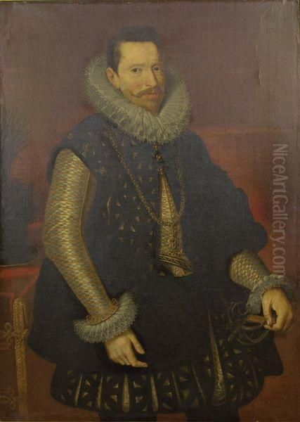 Portrait De L'archiduc Albert Oil Painting by (studio of) Rubens, Peter Paul