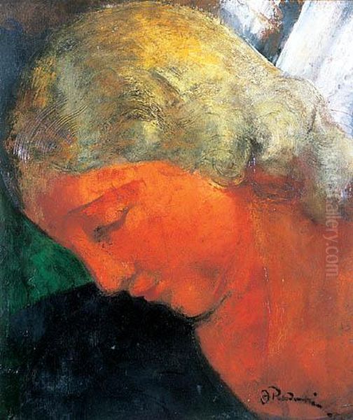 Glowka Oil Painting by Jan Rudnicki