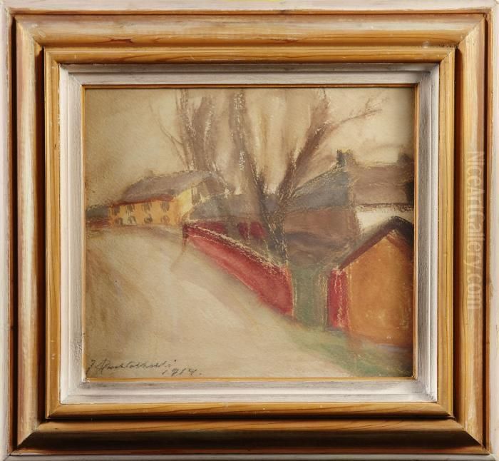 Untitled Oil Painting by Jalmari Ruokokoski