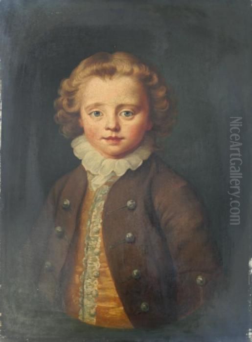 Portrait Of Tully Downes; Portrait Of Mrs. Le Blanc; Portrait Of Alady Oil Painting by John Russell