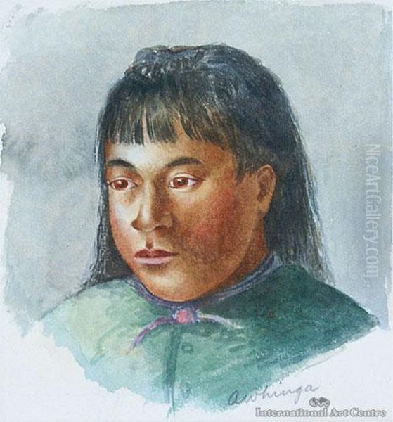 Awhinga Oil Painting by Thomas Ryan