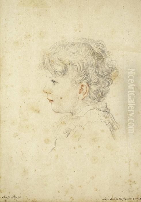 Portrait De Stanislao Ricasoli Oil Painting by Luigi Sabatelli