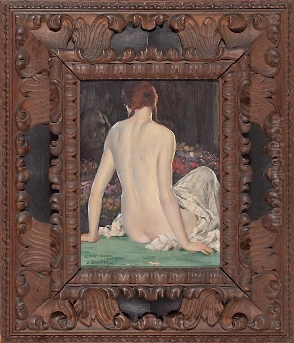 El Primer Obsequio Oil Painting by Daniel Sabater Y Salabert