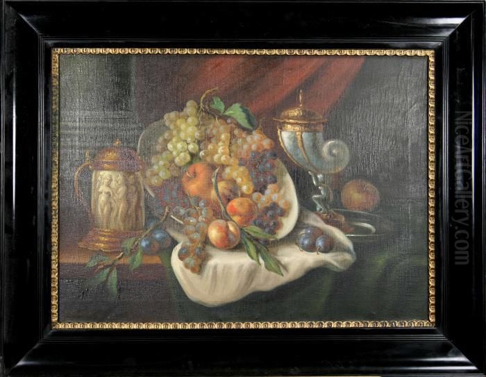 Stilleben Oil Painting by Franz Sablitzky