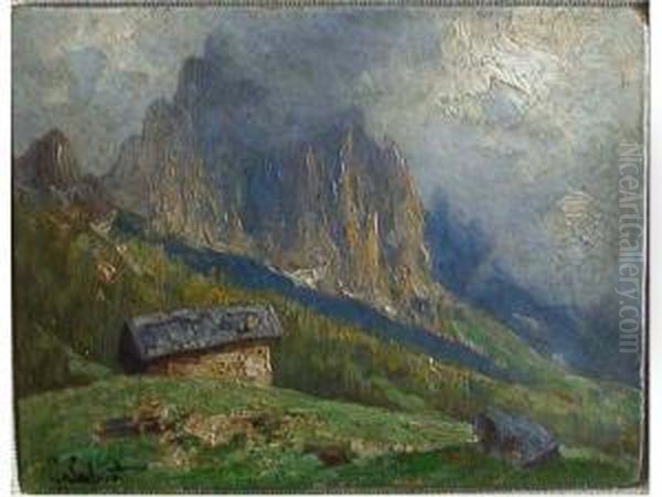 VedutaDolomitica Oil Painting by Giovanni Salviati