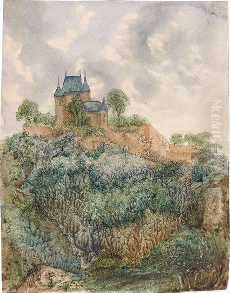 Paysage Au Chateau Oil Painting by George (nee Dupin) Sand