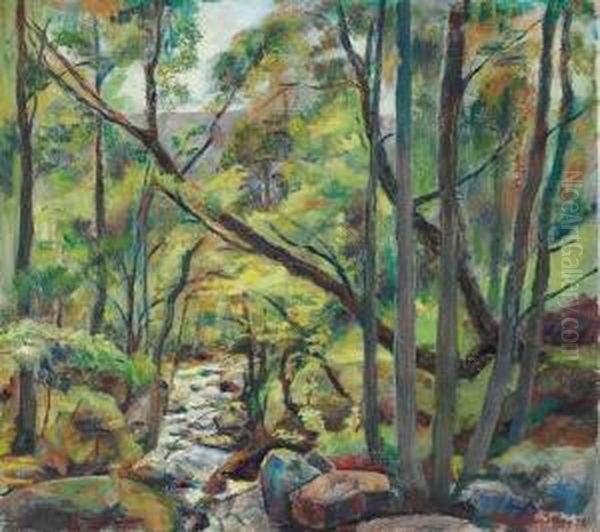 Var I Aretta 1934 Oil Painting by Einar Sandberg