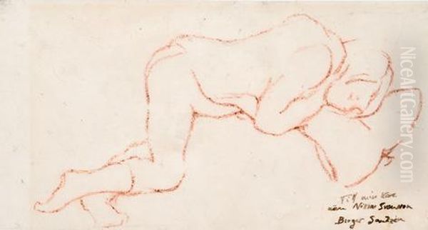 Mujer Durmiendo Oil Painting by Sven Birger Sandzen