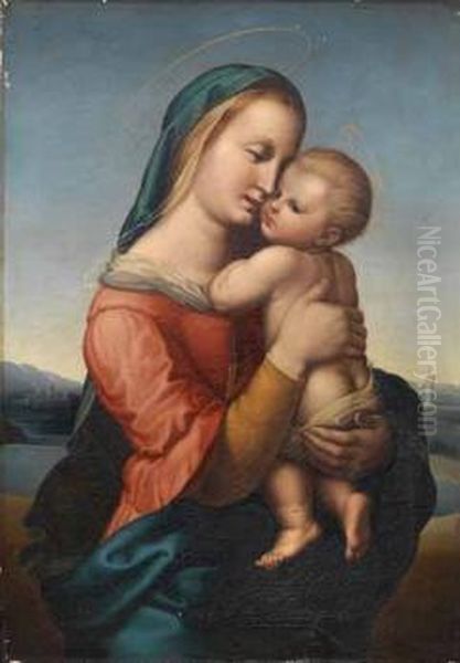 Madonna Tempi Oil Painting by Raphael