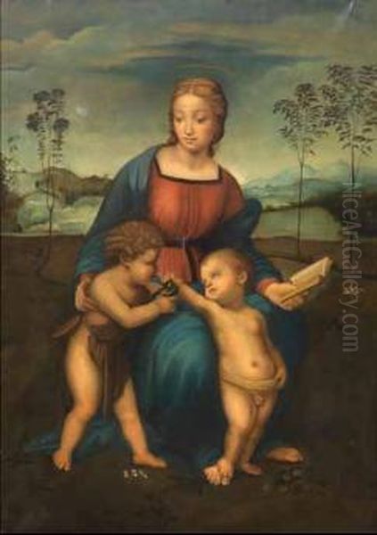 Madonna Del Cardellino Oil Painting by Raphael