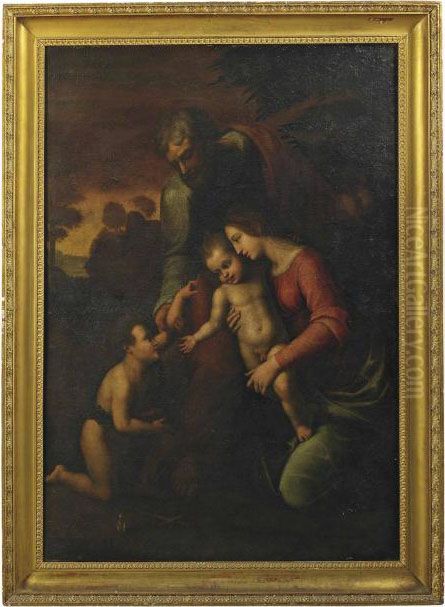The Holy Family Oil Painting by Raphael