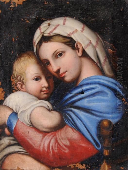 Madonna Della Seggiola Oil Painting by Raphael