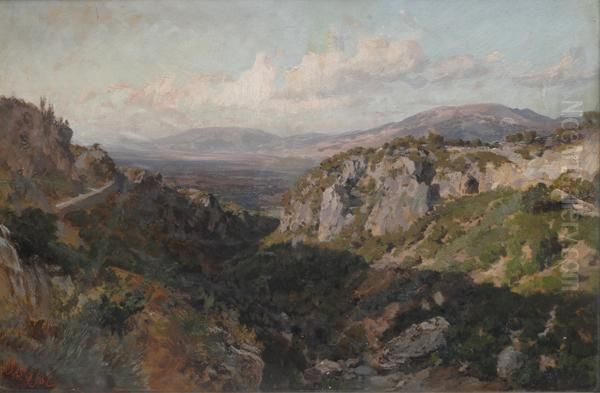Paesaggio Oil Painting by Pietro Sassi