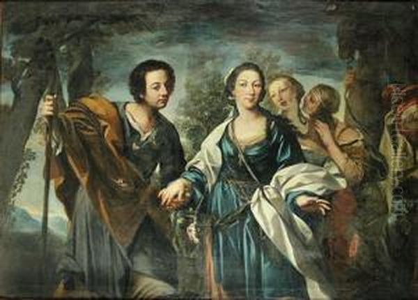 Ritratto Dei
Coniugi Zatti Oil Painting by Philipp Sauerland