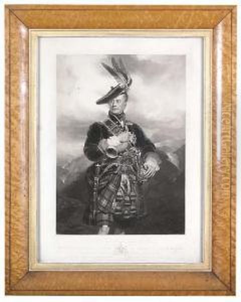 His Grace George, Duke Of Gordon Oil Painting by Saunders, George Lethbridge