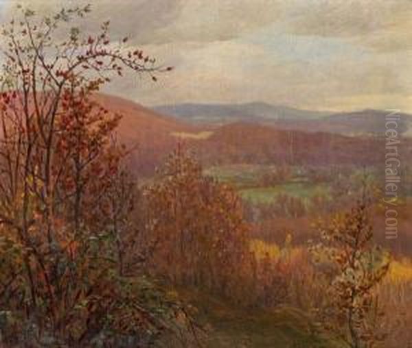 Wiener Wald Oil Painting by Karl Martin Schade