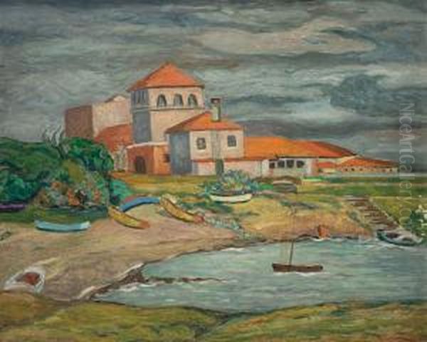 Punta Del Este Oil Painting by Dolcey Schenone Puig