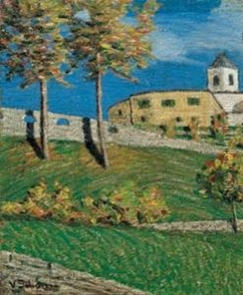 Paesaggio Oil Painting by Vincenzo Schiavio