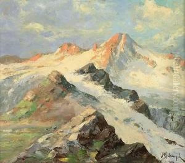 Ohne Titel Oil Painting by Reinhart Schinzel