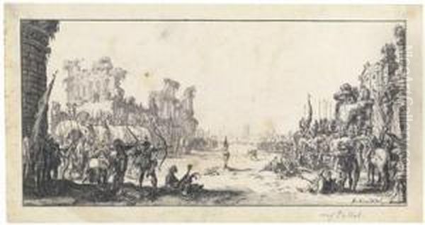 The Martyrdom Of Saint Sebastian Oil Painting by Martin Johann Schmidt