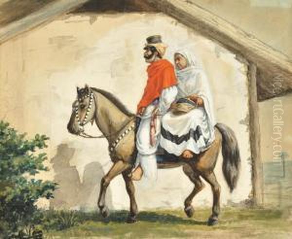 De Paseo Oil Painting by Carlos Schutz