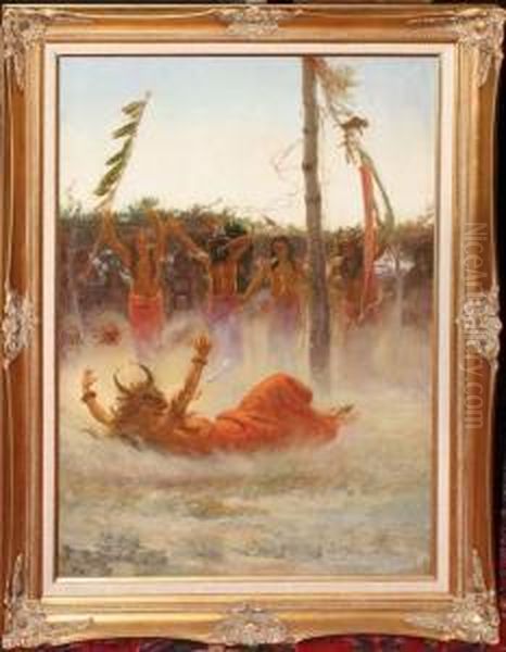 Untitled Oil Painting by Remington Schuyler