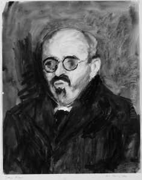 Der Cellist Flieger Oil Painting by Karl Schwesig