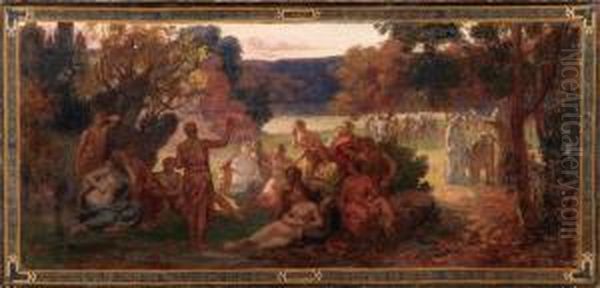 Ars Oratoria Oil Painting by Giuseppe Sciuti