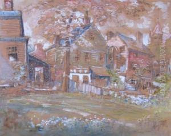 Fort Wayne Avenue Oil Painting by John Albert Seaford