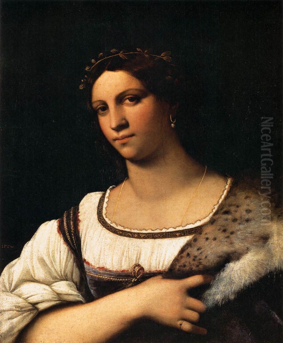 Portrait Of A Woman Oil Painting by Sebastiano Del Piombo