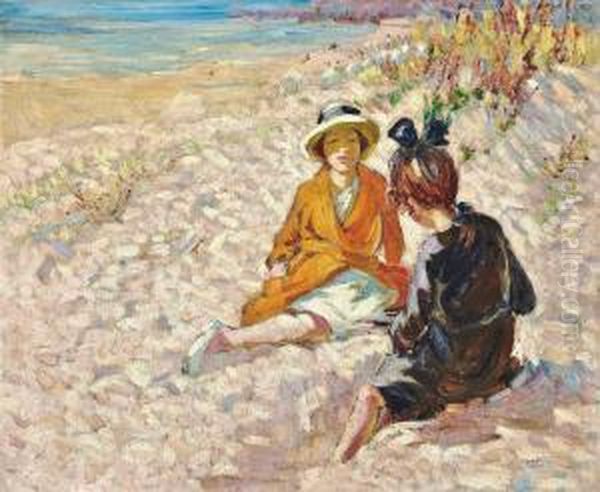 Summer Holidays Oil Painting by Dorothea Sharp