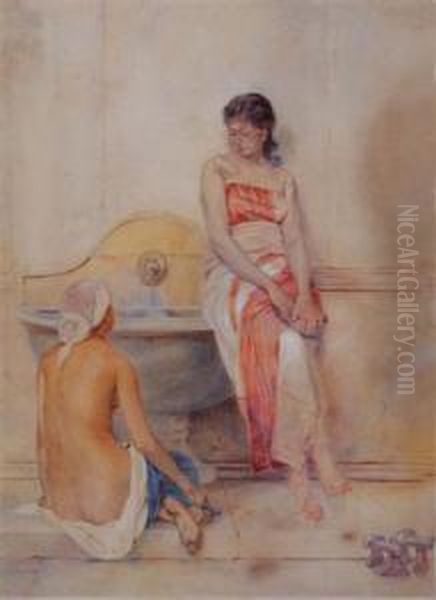 Signed Oil Painting by Mary Ann Sharpe