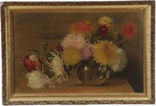 Still Life By Sylvester Benjamin Shiley Oil Painting by Sylvester Musgrave