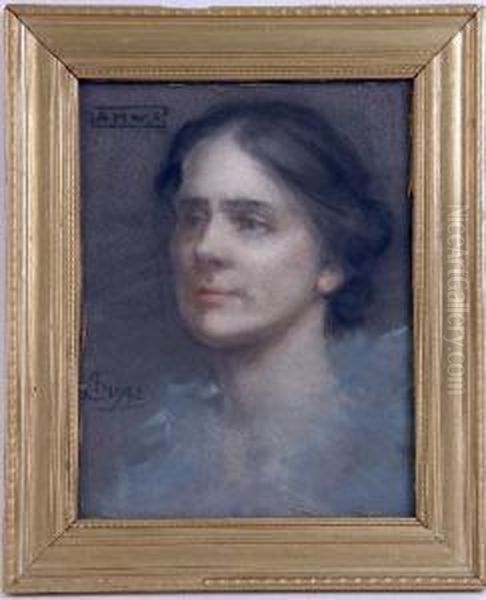 Portrait Ofwife Oil Painting by John Shirreffs