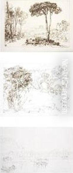 Liber Studiorum Oil Painting by Frank Short