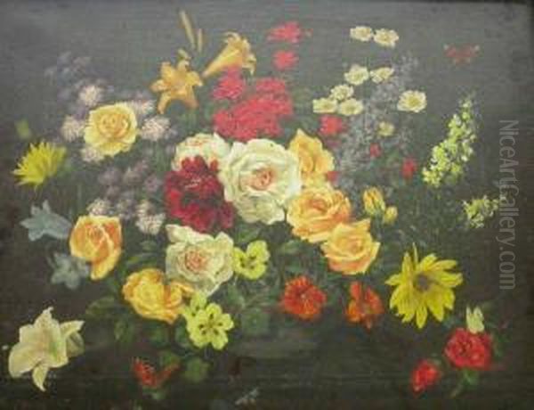 'nature's Jewels' Oil Painting by Arthur Charles Shorthouse