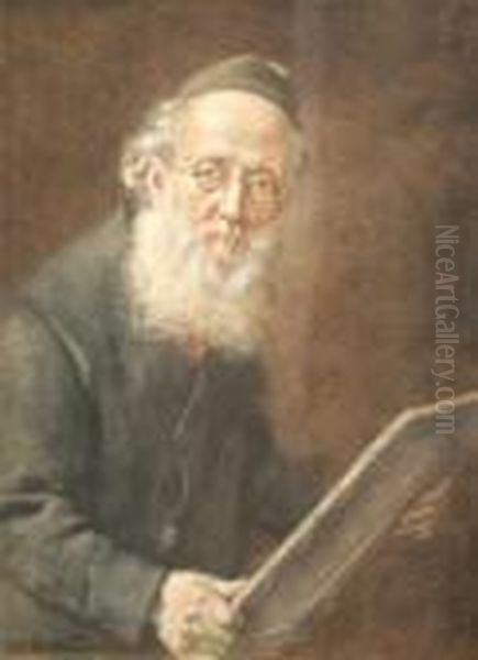 The Old Critic Oil Painting by Arthur Charles Shorthouse