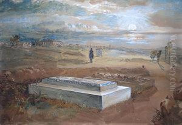 Study Of A Russian Tomb Oil Painting by William Skinner