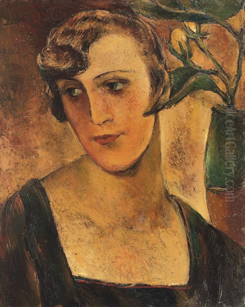 Artista Oil Painting by Ion Theodorescu Sion