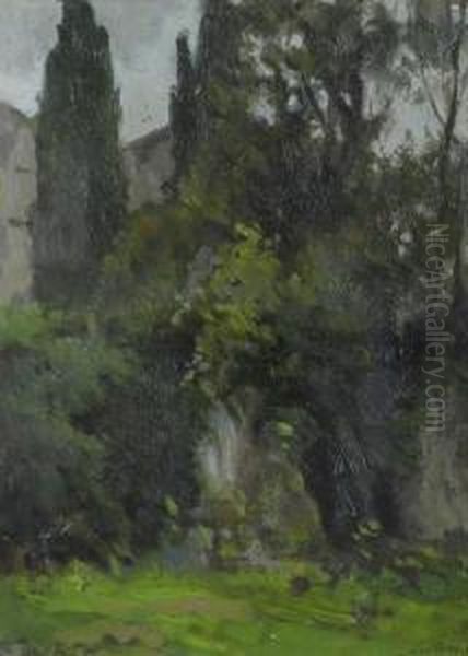 Terme Di Caracalla Oil Painting by Carlo Siviero