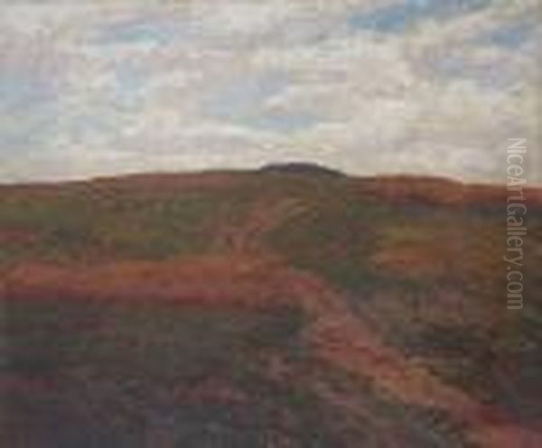 Krajina Oil Painting by Antonin Slavicek