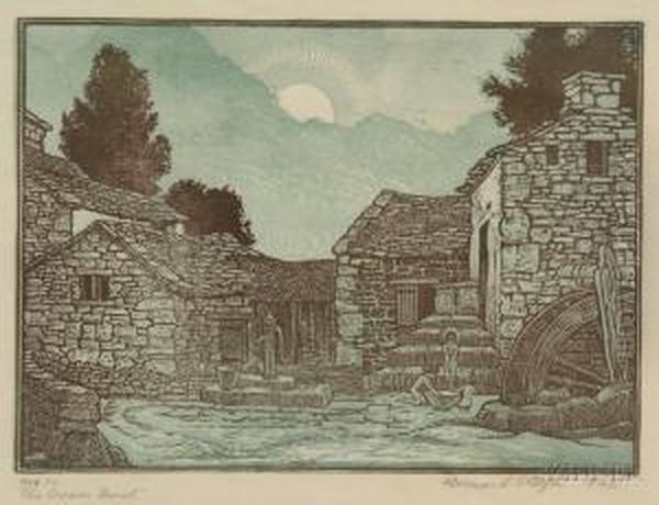 The Cream Bowl Oil Painting by Bernard Sleigh